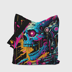 Сумка-шоппер Cool cyber skull - ai art