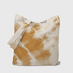 Сумка-шопер Коричневый тай дай, цвет: 3D-принт