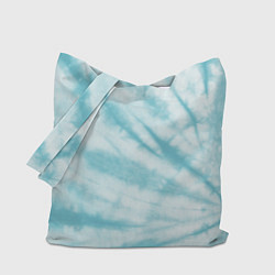Сумка-шопер Голубой тай дай, цвет: 3D-принт