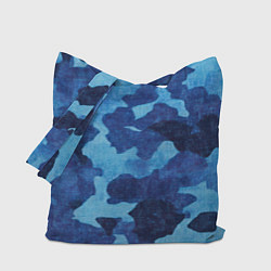 Сумка-шоппер Синий камуфляж