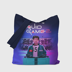 Сумка-шопер Сон Ки Хун - Игра в кальмара, цвет: 3D-принт