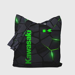 Сумка-шопер Kawasaki - плиты с эффектом свечения, цвет: 3D-принт
