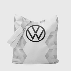 Сумка-шопер Volkswagen white poly, цвет: 3D-принт