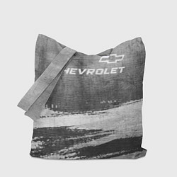 Сумка-шопер Chevrolet - grey gradient посередине, цвет: 3D-принт