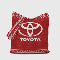 Сумка-шопер Новогодний Toyota, цвет: 3D-принт