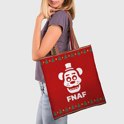 Сумка-шопер FNAF new year, цвет: 3D-принт — фото 2