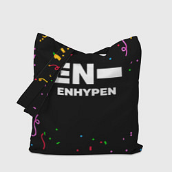 Сумка-шопер Enhypen конфети, цвет: 3D-принт