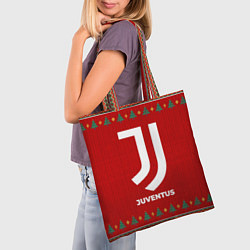 Сумка-шопер Juventus new year, цвет: 3D-принт — фото 2
