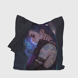 Сумка-шопер Джинкс сияние, цвет: 3D-принт