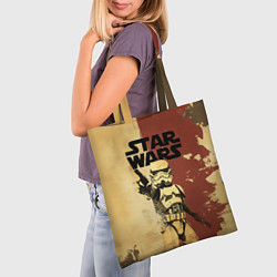 Сумка-шопер Звездные войны - клон, цвет: 3D-принт — фото 2