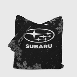 Сумка-шопер Снежный Subaru, цвет: 3D-принт