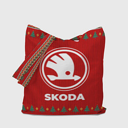 Сумка-шопер Skoda new year, цвет: 3D-принт