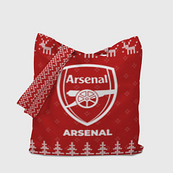 Сумка-шопер Новогодний Arsenal с оленями, цвет: 3D-принт