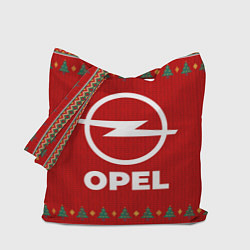 Сумка-шопер Opel new year, цвет: 3D-принт