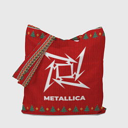 Сумка-шопер Metallica new year, цвет: 3D-принт