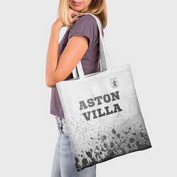 Сумка-шопер Aston Villa - white gradient посередине, цвет: 3D-принт — фото 2