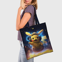 Сумка-шопер Пикачу диджей, цвет: 3D-принт — фото 2