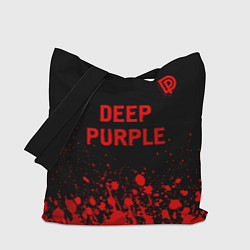 Сумка-шопер Deep Purple - red gradient посередине, цвет: 3D-принт