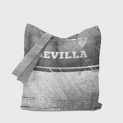 Сумка-шопер Sevilla - grey gradient посередине, цвет: 3D-принт