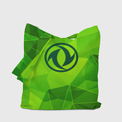 Сумка-шопер Dongfeng green poly, цвет: 3D-принт
