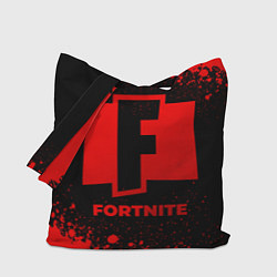 Сумка-шопер Fortnite - red gradient, цвет: 3D-принт