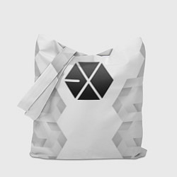 Сумка-шопер Exo white poly, цвет: 3D-принт