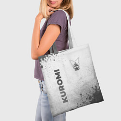 Сумка-шопер Kuromi - white gradient вертикально, цвет: 3D-принт — фото 2