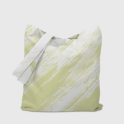 Сумка-шоппер The color is white and yellow