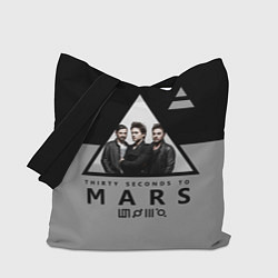 Сумка-шопер 30 Seconds to Mars - poster, цвет: 3D-принт