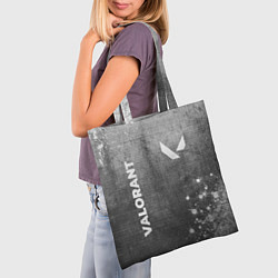 Сумка-шопер Valorant - grey gradient вертикально, цвет: 3D-принт — фото 2