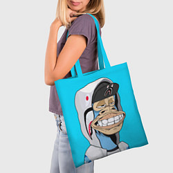Сумка-шопер NFT ape in the hood, цвет: 3D-принт — фото 2