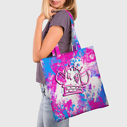 Сумка-шопер Мартышка Джинкс - Arcane, цвет: 3D-принт — фото 2
