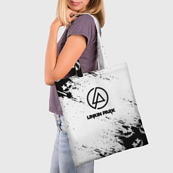Сумка-шопер Marshmello x Linkin park, цвет: 3D-принт — фото 2