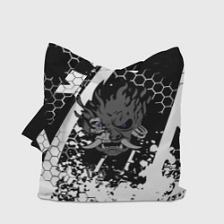 Сумка-шопер Samurai соты краски, цвет: 3D-принт