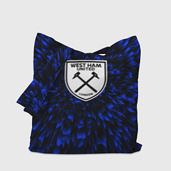 Сумка-шопер West Ham blue energy, цвет: 3D-принт