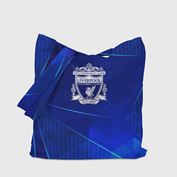 Сумка-шопер Liverpool blue poly, цвет: 3D-принт