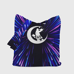 Сумка-шопер Angels of Death neon energy, цвет: 3D-принт