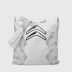 Сумка-шопер Citroen white poly, цвет: 3D-принт