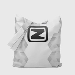 Сумка-шопер Zotye white poly, цвет: 3D-принт