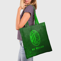 Сумка-шопер AC Milan - green gradient, цвет: 3D-принт — фото 2
