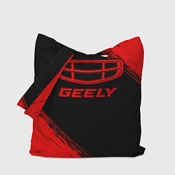 Сумка-шопер Geely - red gradient, цвет: 3D-принт