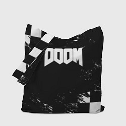 Сумка-шоппер Doom краски клетка