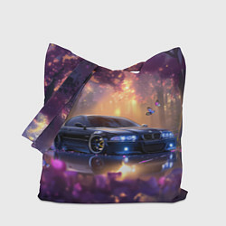 Сумка-шопер БМВ Японская природа, цвет: 3D-принт