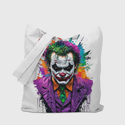 Сумка-шопер Джокер с галстуком, цвет: 3D-принт