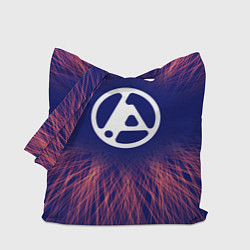 Сумка-шопер Linkin Park 2024 red energy, цвет: 3D-принт