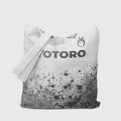 Сумка-шопер Totoro - white gradient посередине, цвет: 3D-принт