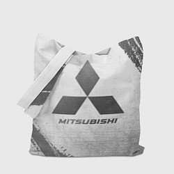 Сумка-шопер Mitsubishi - white gradient, цвет: 3D-принт