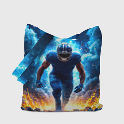 Сумка-шопер Огненный раннинбек, цвет: 3D-принт