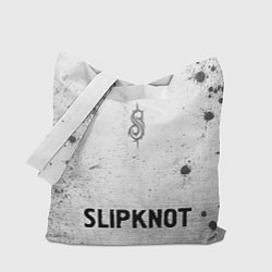 Сумка-шопер Slipknot - white gradient по-центру, цвет: 3D-принт