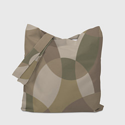 Сумка-шопер Цветной графический паттерн мозаика, цвет: 3D-принт